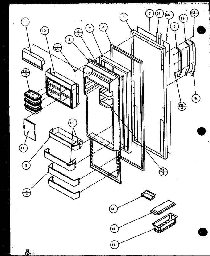 Diagram for SXD25M2W (BOM: P1155101W W)