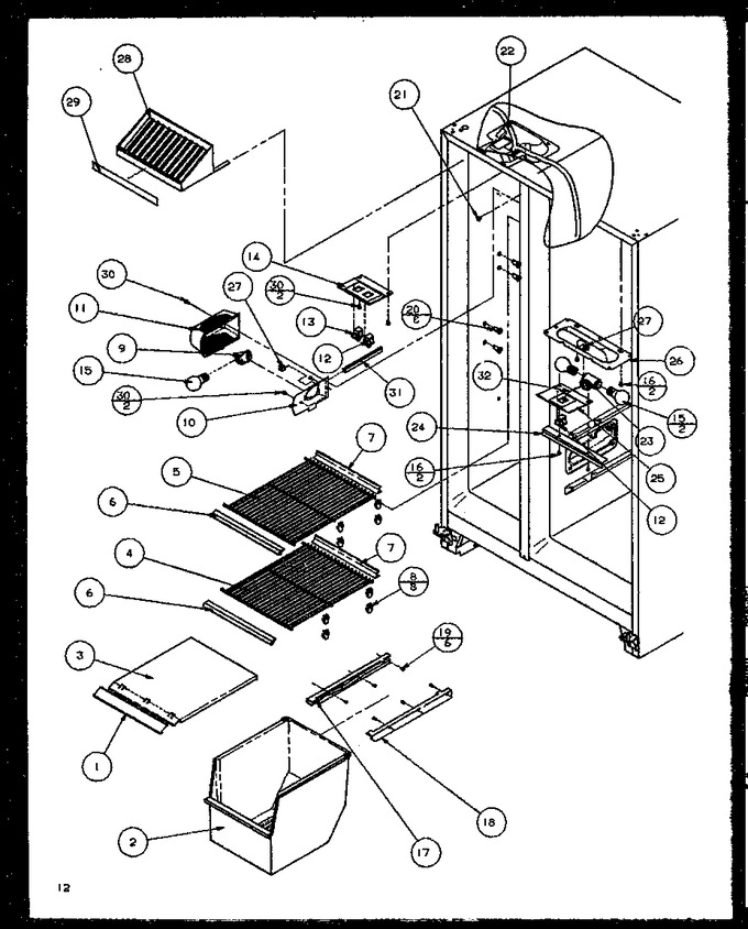 Diagram for SQD25MB4L (BOM: P1153405W L)