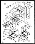 Diagram for 14 - Ref Shelving And Drawers