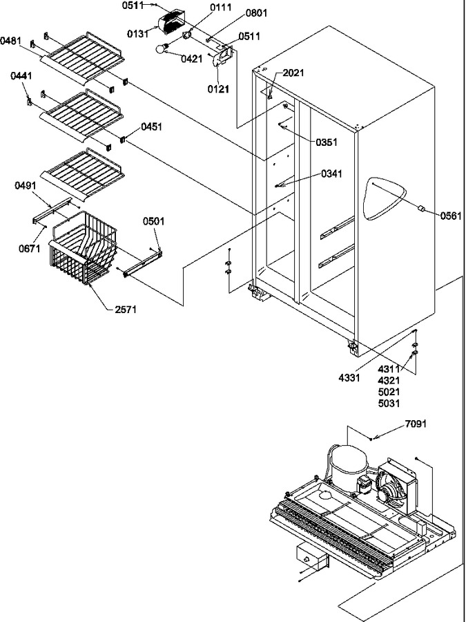 Diagram for SQD25TW (BOM: P1190427W W)