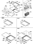 Diagram for 12 - Shelves, Deli, Crisper Assemblies, & Acs