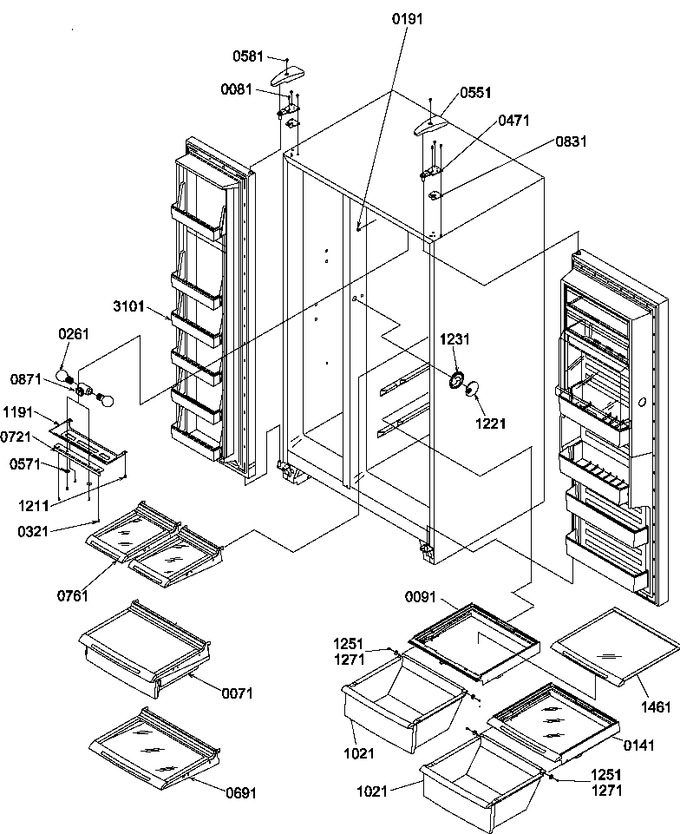 Diagram for SR25TL (BOM: P1194002W L)