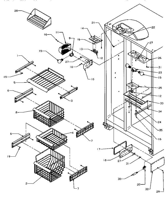 Diagram for SRD25S5W (BOM: P1190302W W)