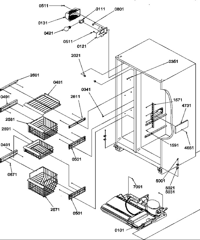 Diagram for SRD25TPE (BOM: P1190308W E)