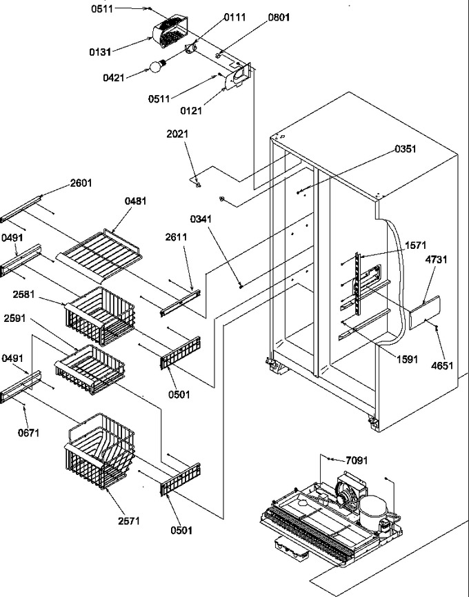 Diagram for SRD27S2E (BOM: P1190321W E)