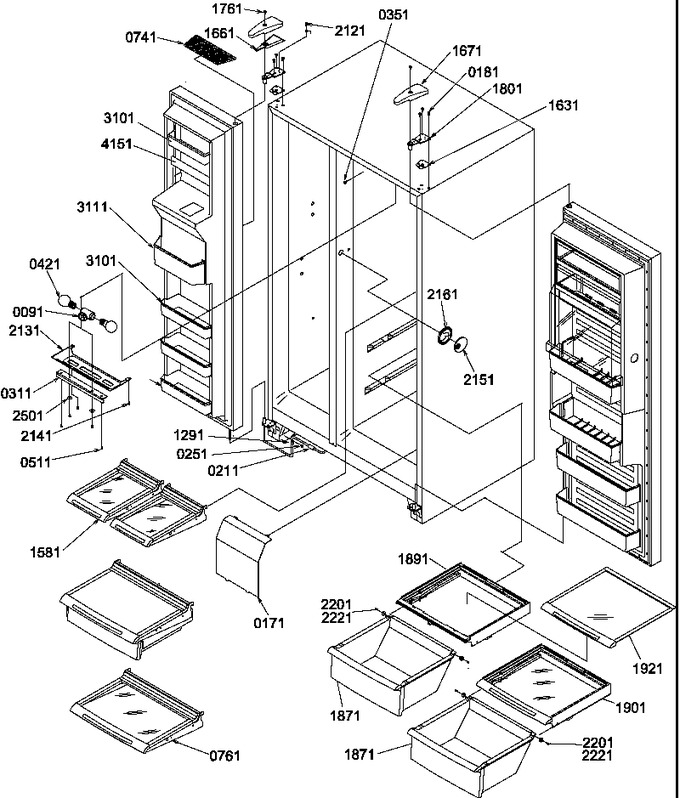 Diagram for SRD27S2E (BOM: P1190321W E)