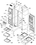 Diagram for 12 - Ref/fz Shelves, Lights, And Hinges