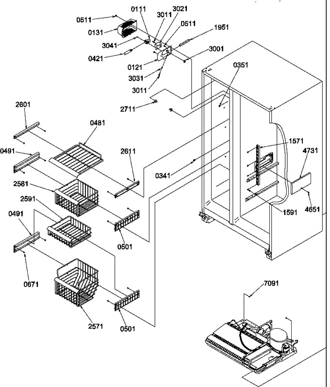 Diagram for SRD522TE (BOM: P1313301W E)