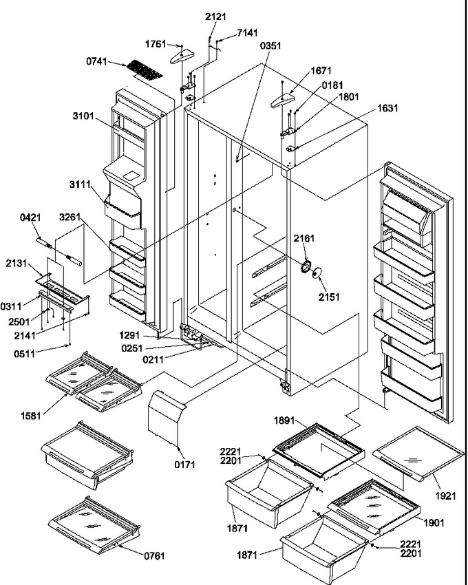 Diagram for SRD522TE (BOM: P1313301W E)