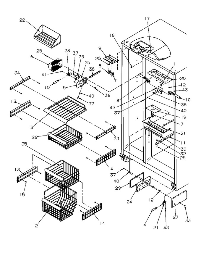 Diagram for SRDE327S3W (BOM: P1184903W)