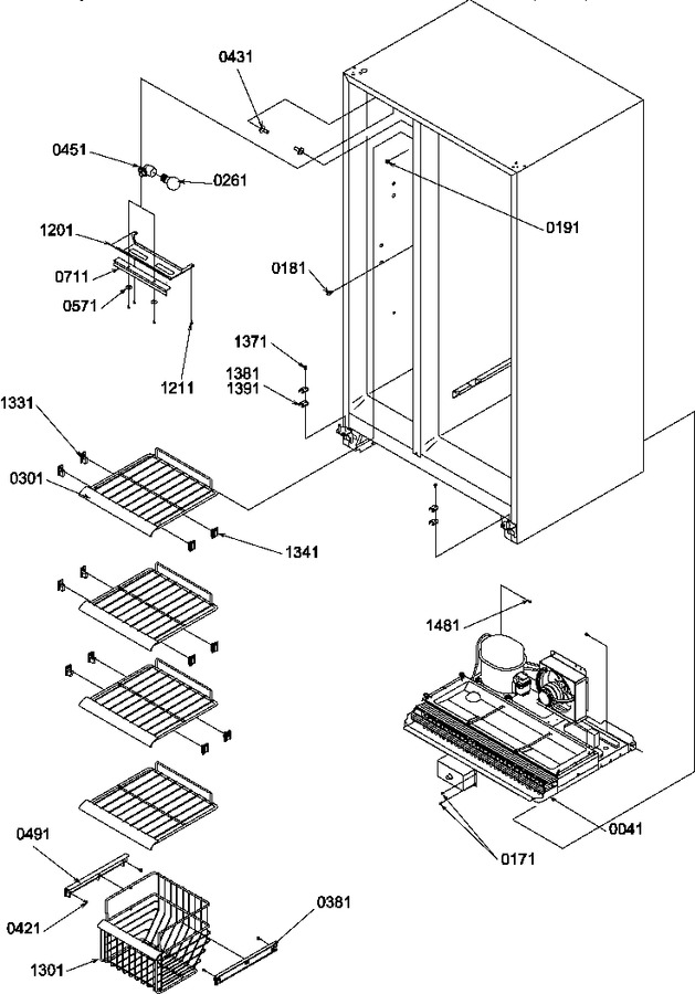 Diagram for SS21SW (BOM: P1193802W W)