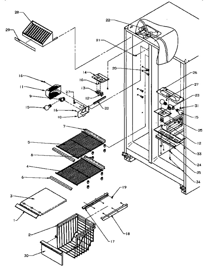 Diagram for SSD25N2W (BOM: P1181322W W)