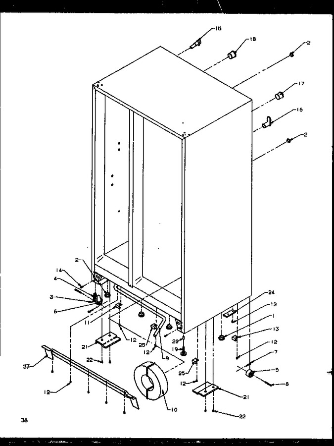 Diagram for SXD25NPE (BOM: P1162407W E)