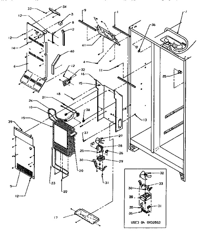 Diagram for SXD22S2L (BOM: P1190404W L)