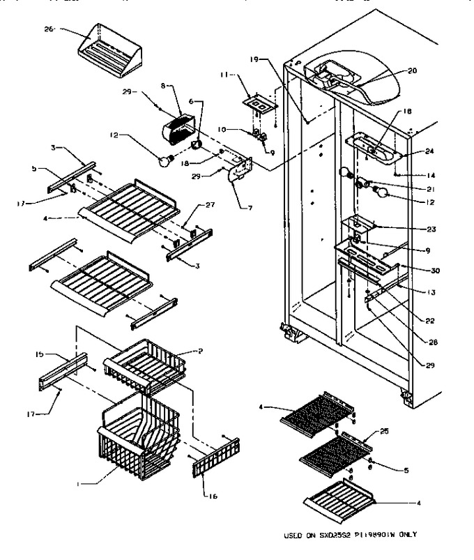 Diagram for SXD22S2L (BOM: P1190404W L)