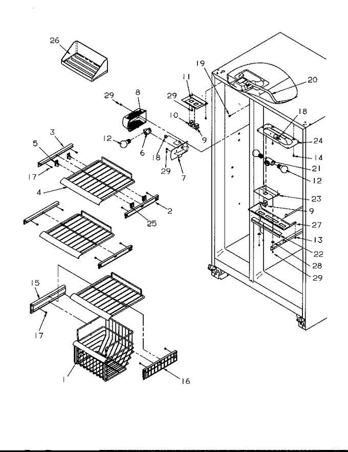 Diagram for SXD25S2W (BOM: P1190417W W)