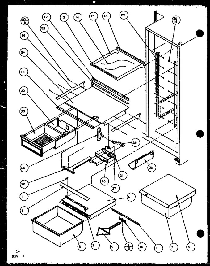 Diagram for SWP25H (BOM: P7836024W)