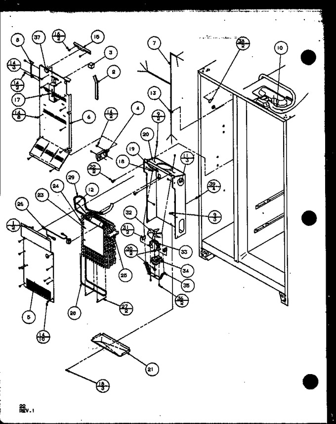 Diagram for SX19MW (BOM: P1121302W W)