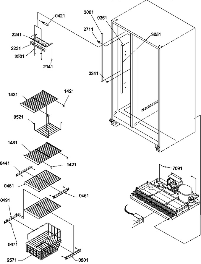 Diagram for SX322S2W (BOM: P1313801W W)