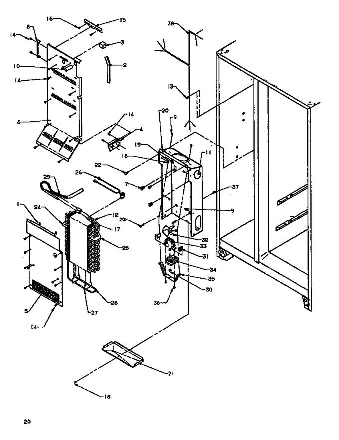 Diagram for SXD19NW (BOM: P1168802W W)