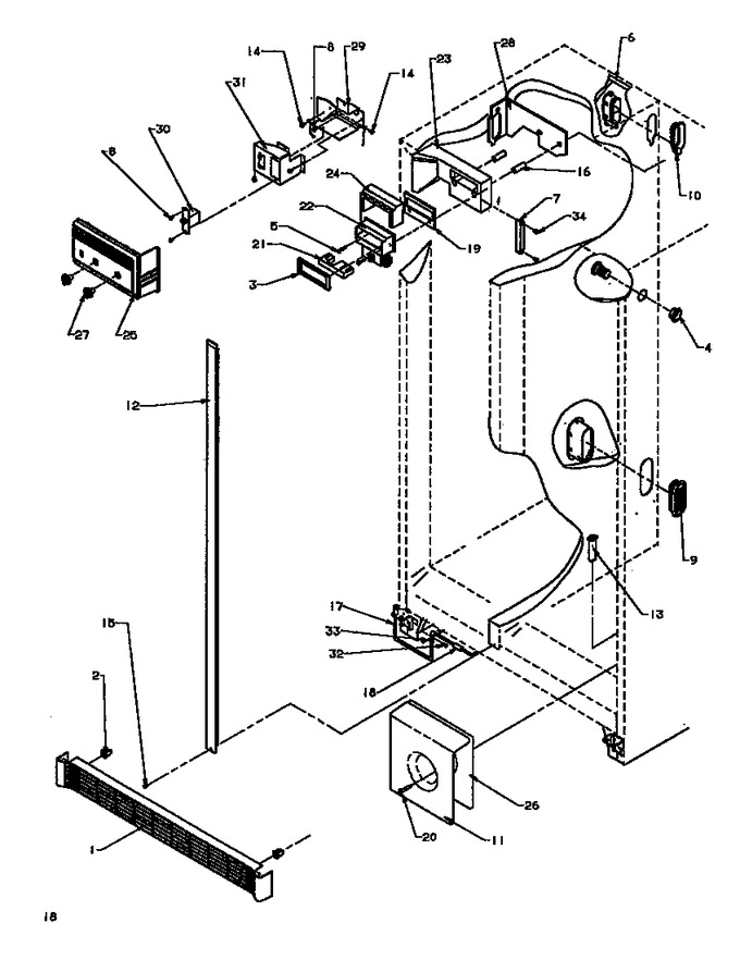 Diagram for SXD19NW (BOM: P1168802W W)