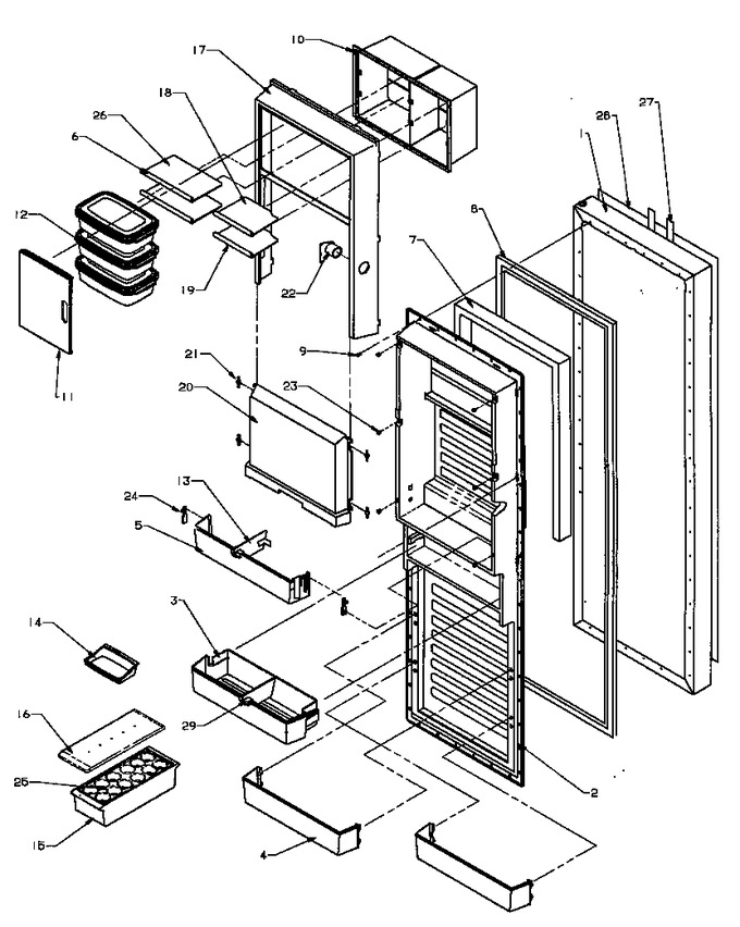Diagram for SXD25NP2E (BOM: P1162428W E)