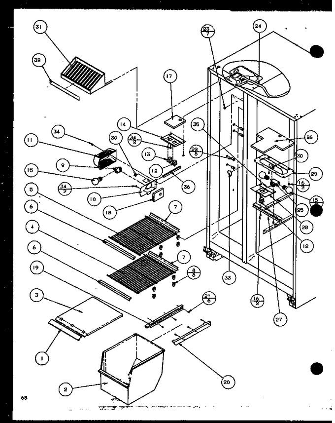 Diagram for SXD25JP (BOM: P1116405W)