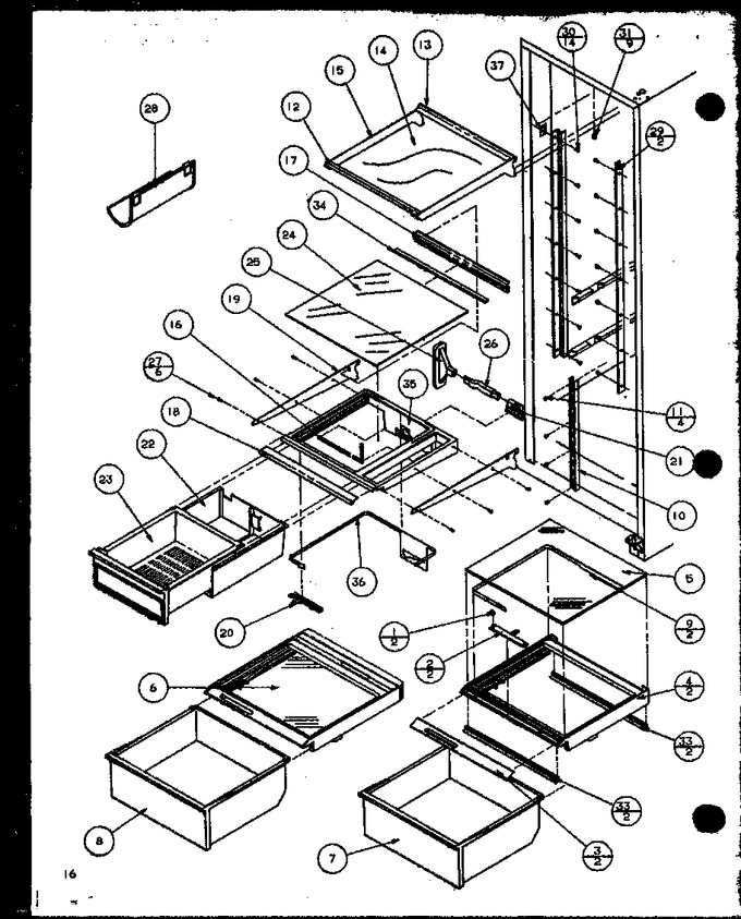 Diagram for SXD25M2W (BOM: P1155101W W)