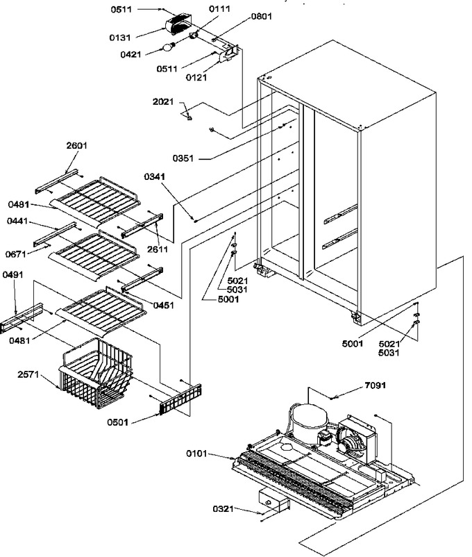 Diagram for SXD25S2W (BOM: P1190421W W)