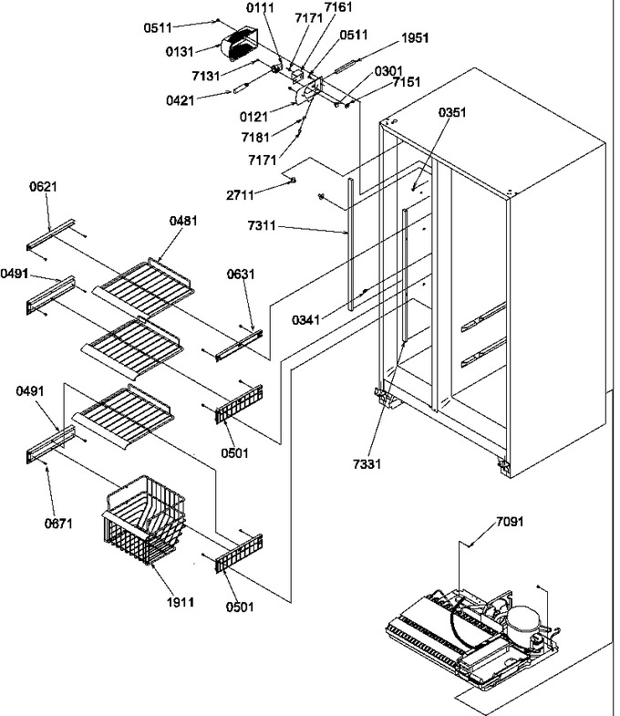 Diagram for SXD520TE (BOM: P1310001W E)