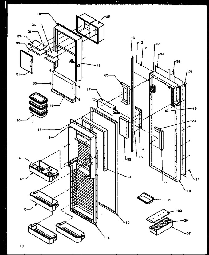 Diagram for SXDE27NPE (BOM: P1162207W E)