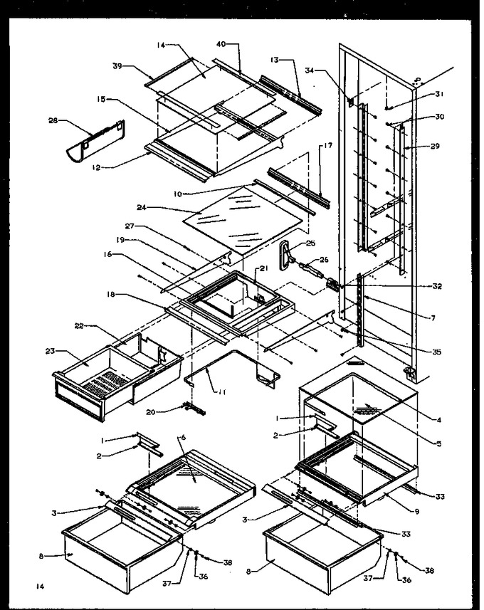Diagram for SXDE27NPE (BOM: P1162207W E)