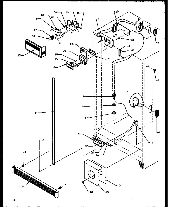 Diagram for SXDE27NPE (BOM: P1162207W E)