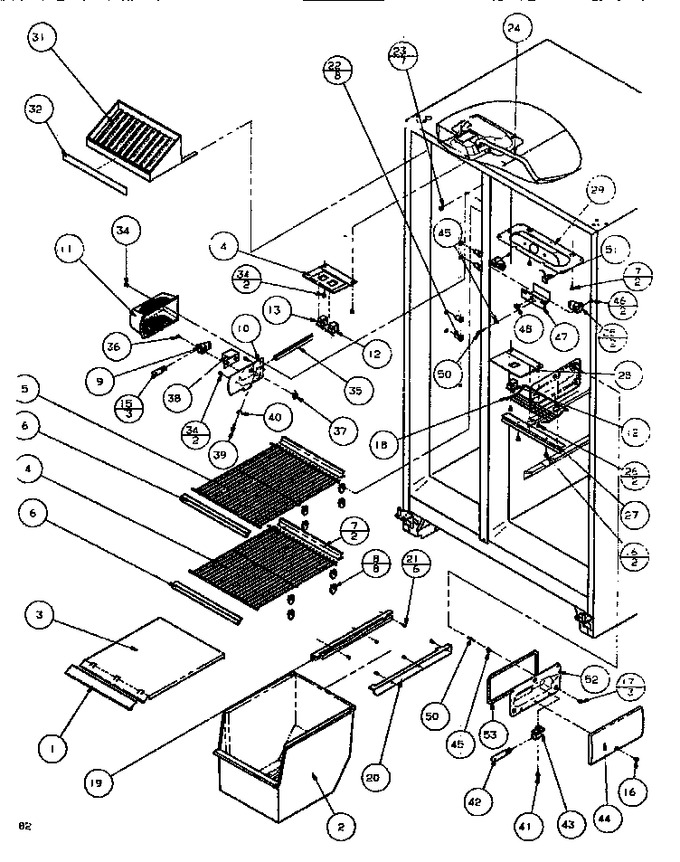 Diagram for SXDE526M (BOM: P1164001W)