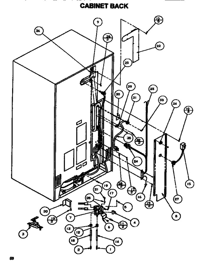 Diagram for SXDE528MW (BOM: P1173401W)