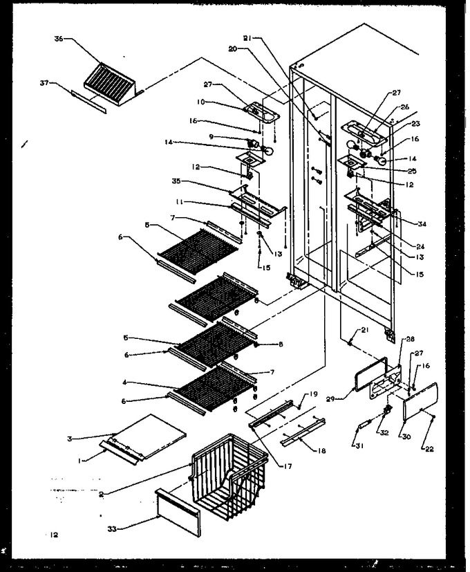 Diagram for SZI20NW (BOM: P1162901W W)