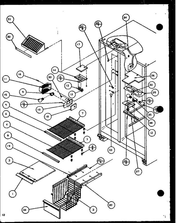 Diagram for SZDE20KP (BOM: P1102503W)