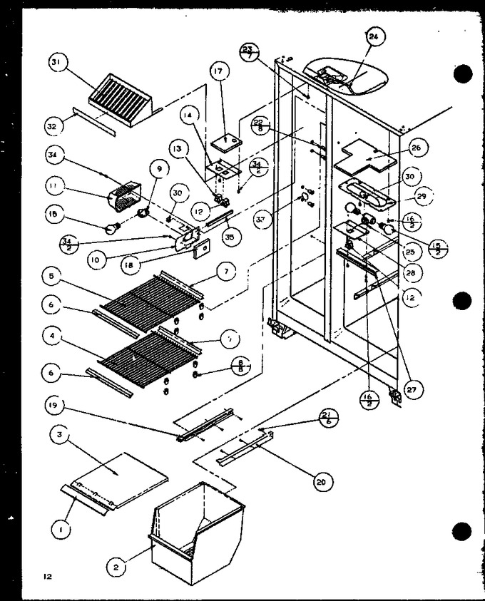 Diagram for SZDE27KBW (BOM: P1110602W W)