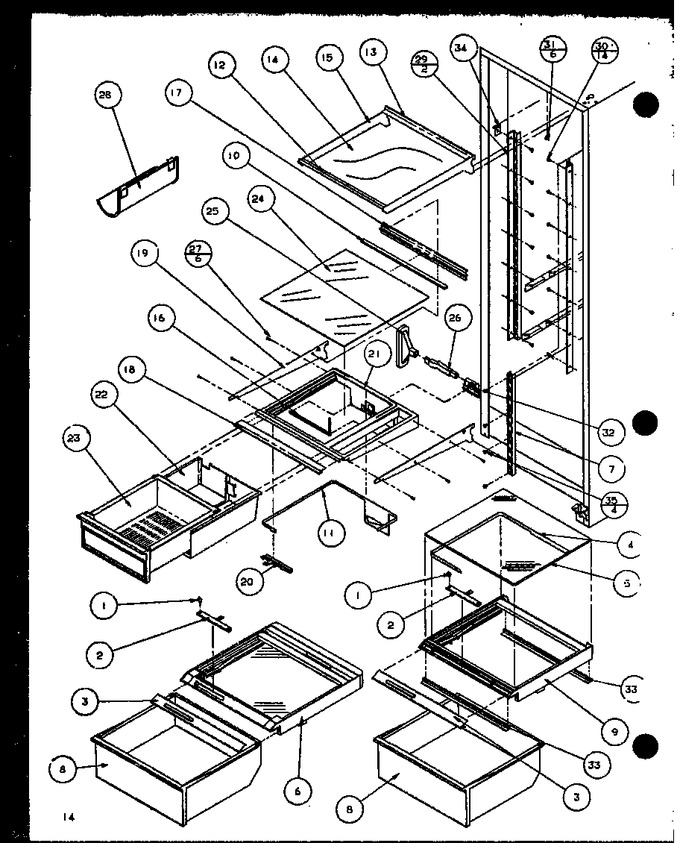 Diagram for SZDE27KBW (BOM: P1110602W W)