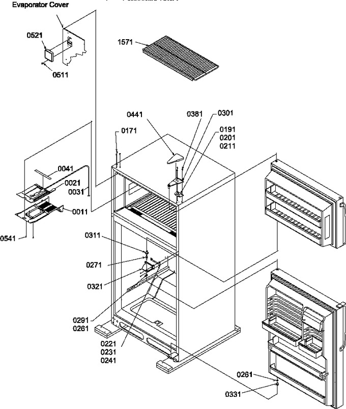 Diagram for TC18V2L (BOM: P1318003W L)