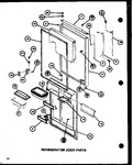 Diagram for 05 - Ref Door Parts