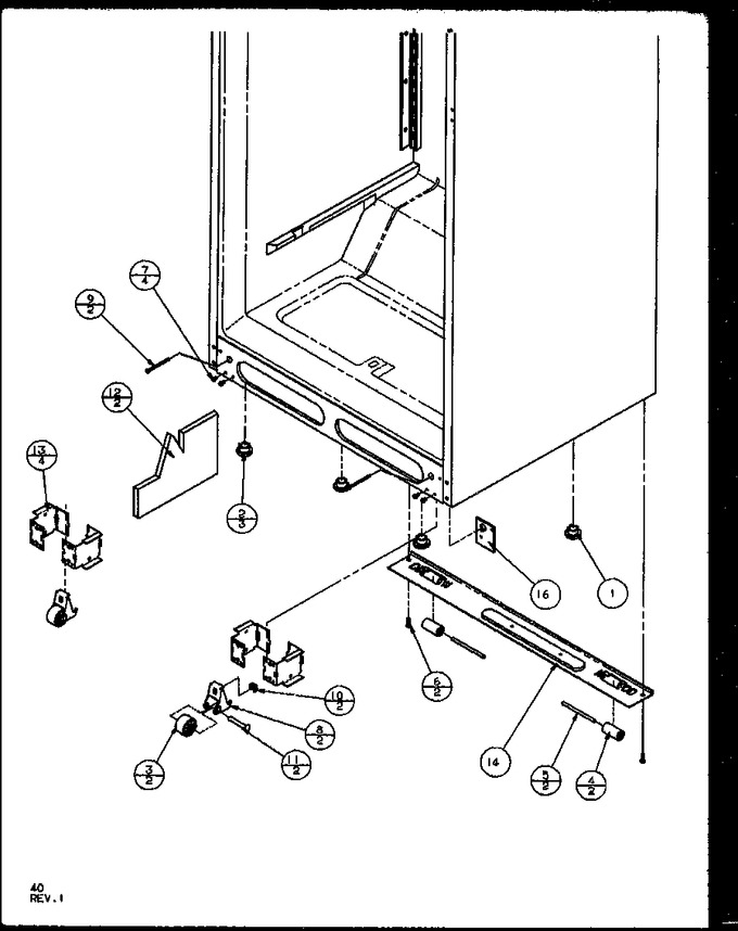 Diagram for TZI22RW (BOM: P1168003W W)