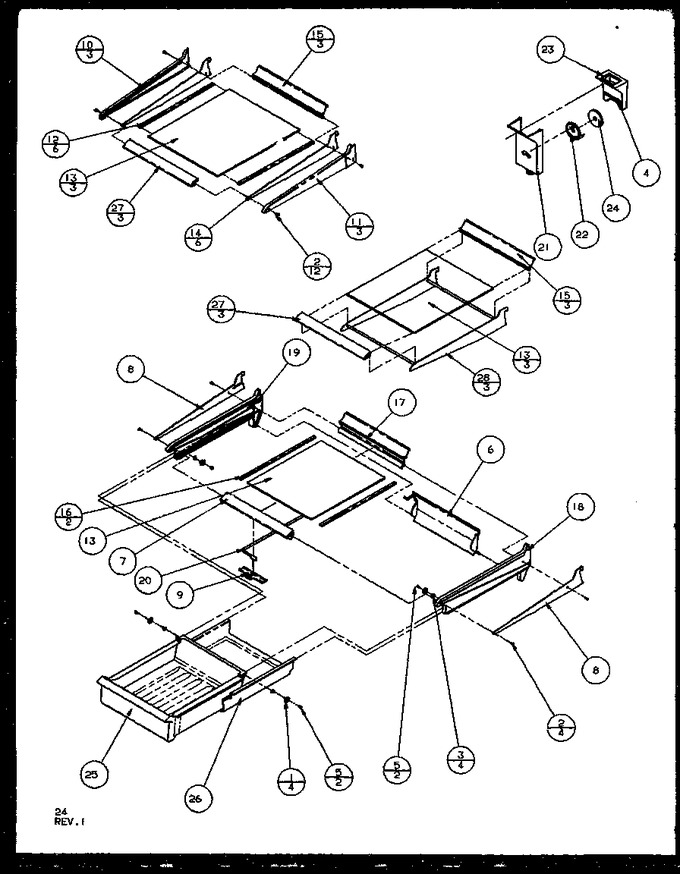 Diagram for TZ21RE (BOM: P1157601W E)