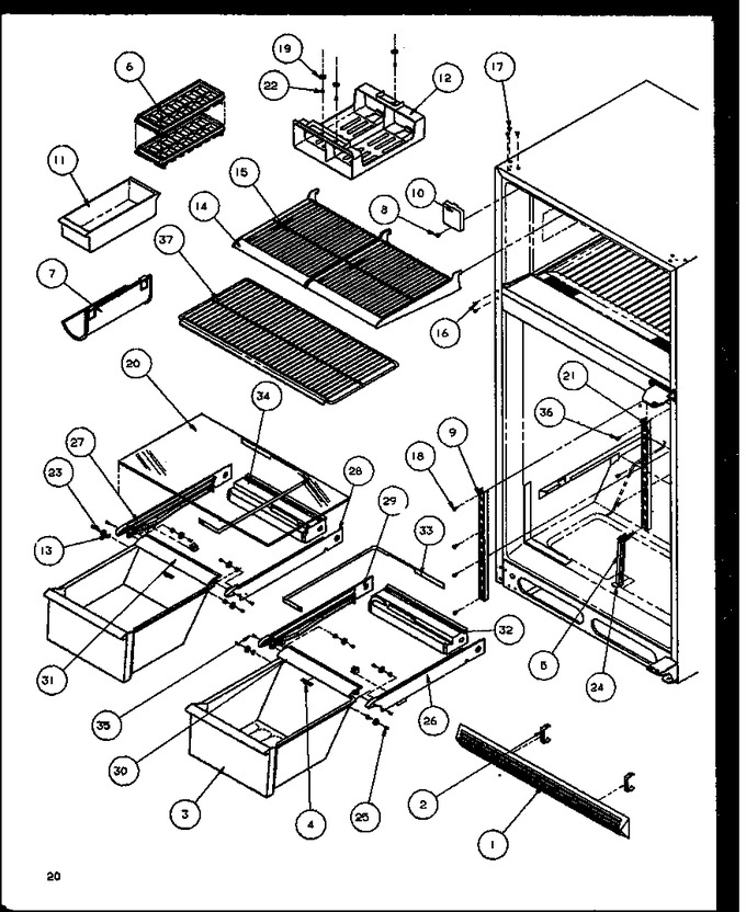 Diagram for TZ18RL (BOM: P1158405W L)