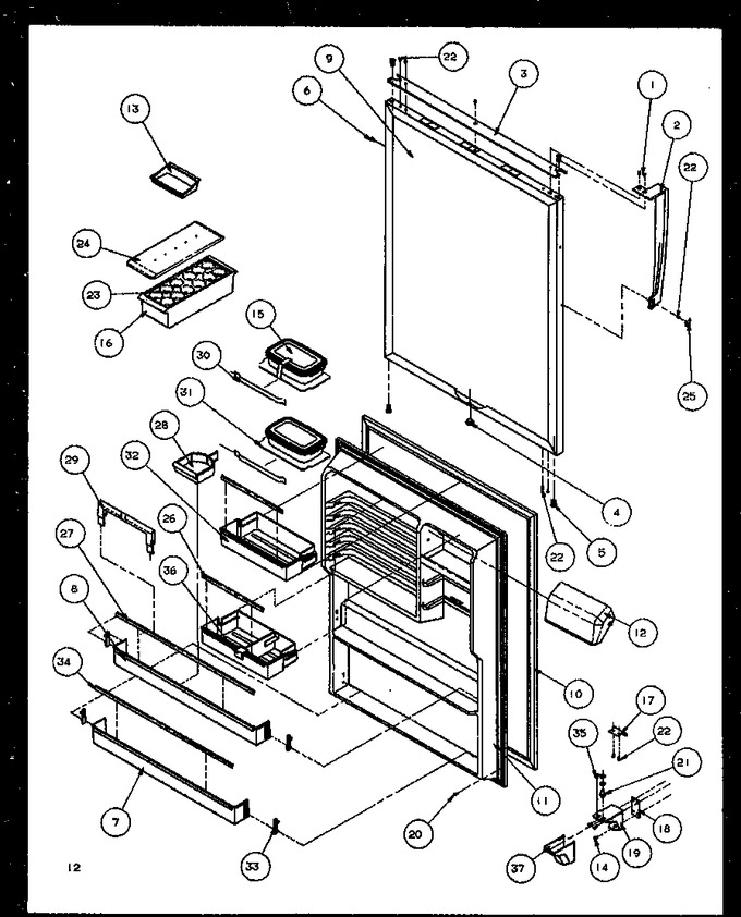 Diagram for TZ18RW (BOM: P1158405W W)