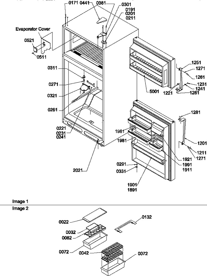 Diagram for TG21VW (BOM: P1301803W W)