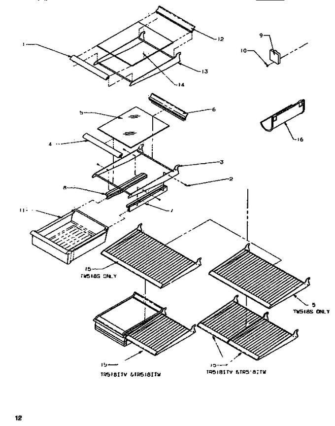 Diagram for TR518ITAW (BOM: P1183703W)