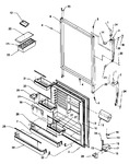 Diagram for 13 - Ref Door Assy