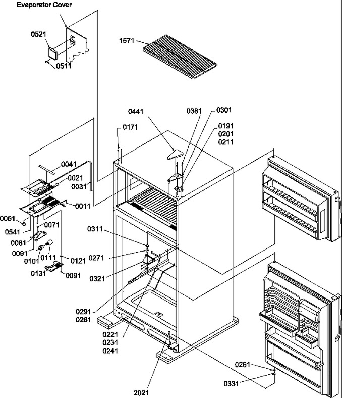 Diagram for TH21V2L (BOM: P1315901W L)