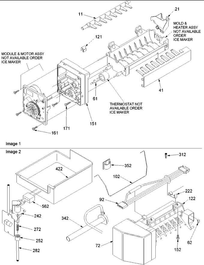 Diagram for TH21V2W (BOM: P1315906W W)